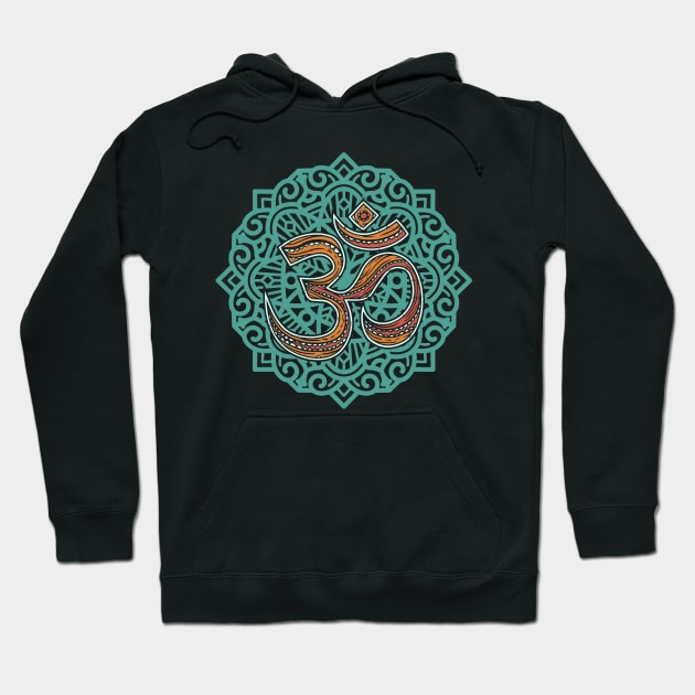 Om Yoga Tribal Goa Sign Hoodie by Shirtbubble